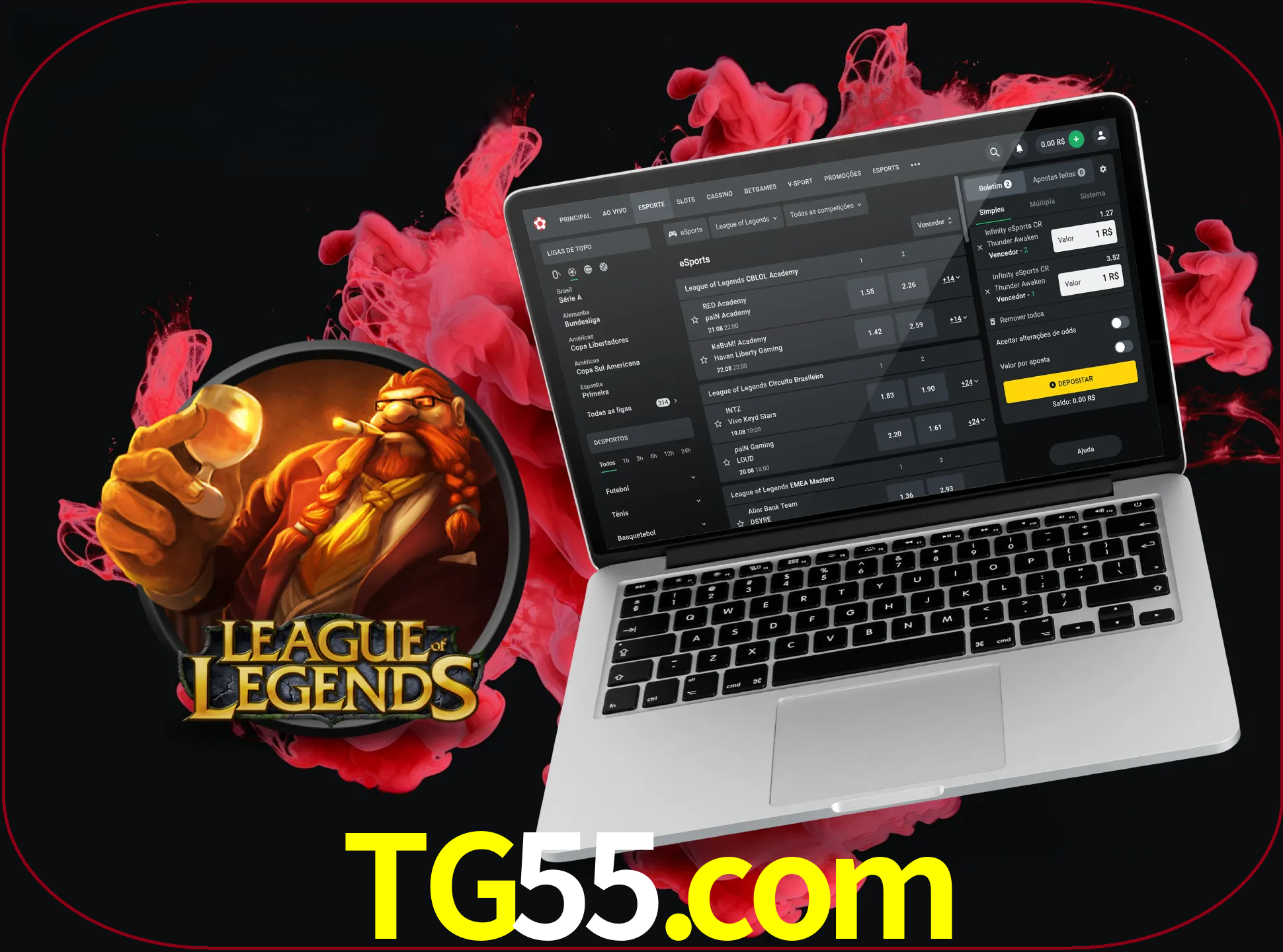 Se é um fã deste jogo, muitos torneios fantásticos que o vão surpreender estão disponíveis no tg55.