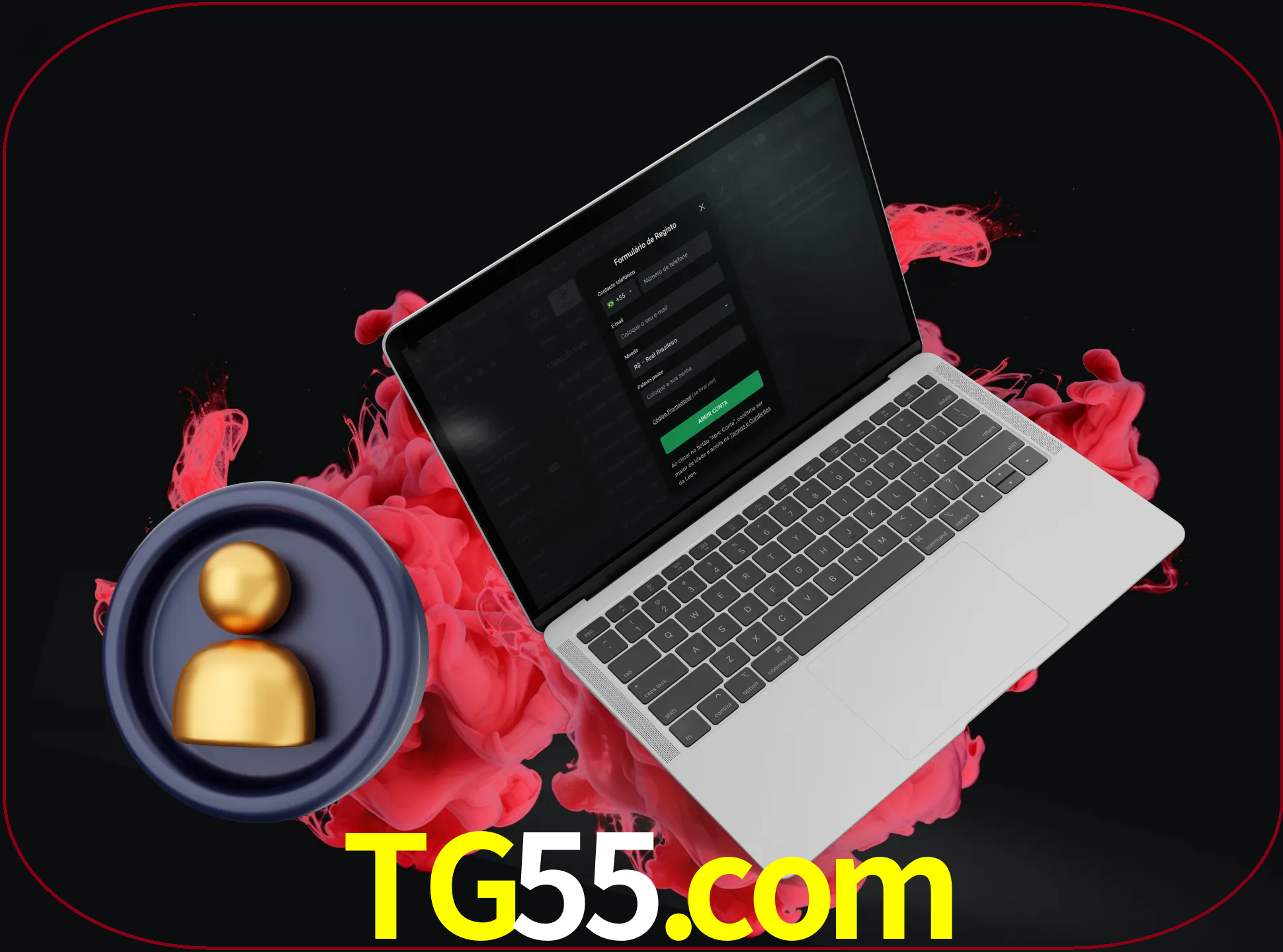 No cabeçalho do site tg55, clique no botão que o levará a um formulário especial onde terá de introduzir as suas informações actuais.