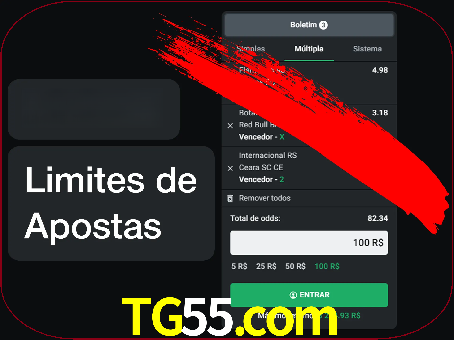 Não faça apostas loucas.
