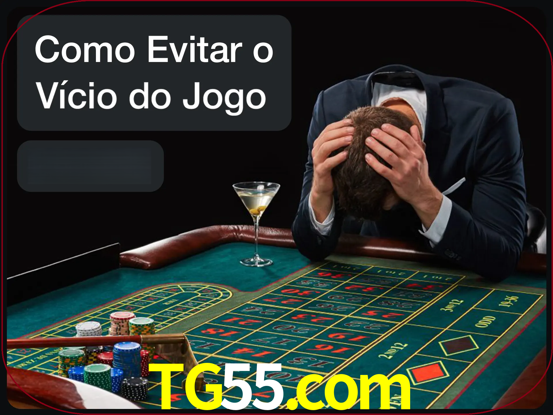 Você é responsável por cada uma de suas apostas.